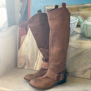 Knee High Suede Riding Boot, Size 10M - Nordstrom